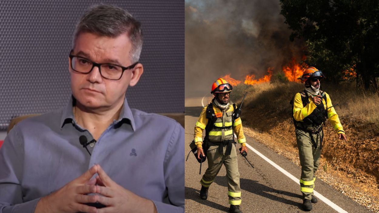 Manuel Rico, director del diario Público, ofrece su opinión sobre la gestión de los incendios