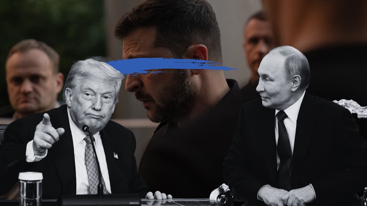 Trump y Zelenski se reúnen sin la Unión Europea ni Ucrania. Elaboración propia 