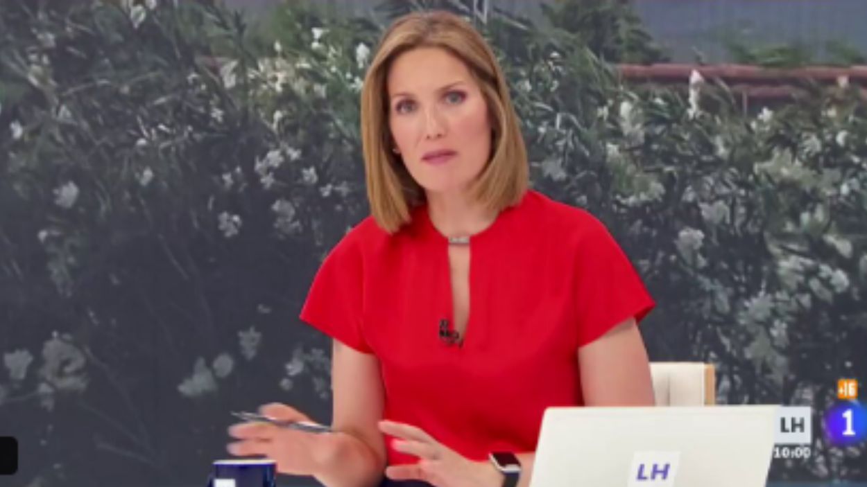 Silvia Intxaurrondo en 'La hora de La 1'. TVE 