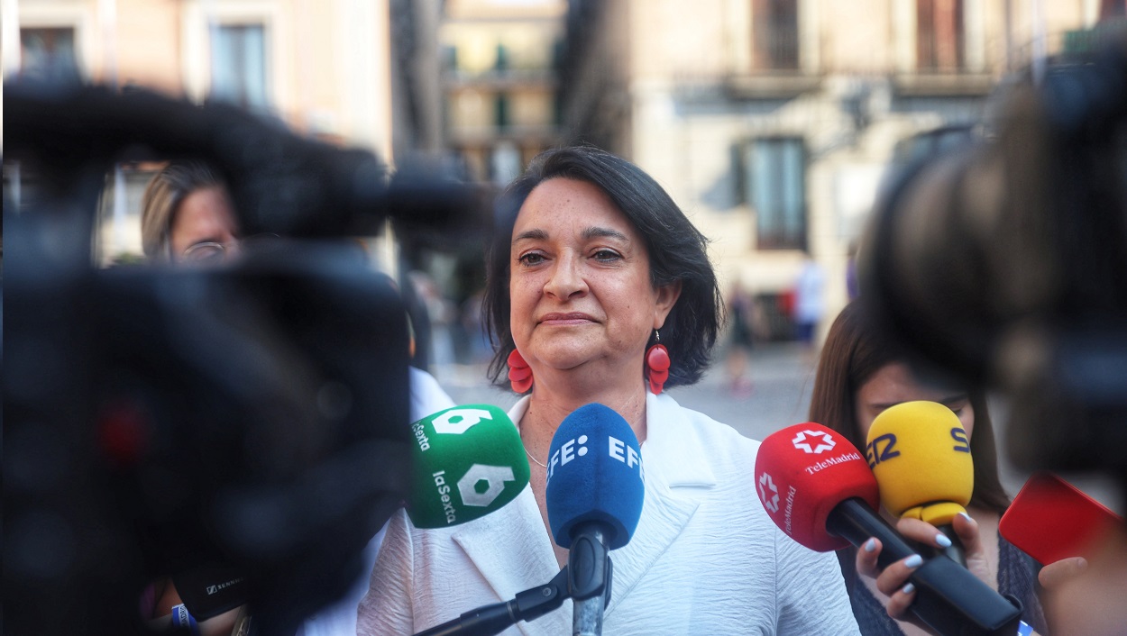 La concejala de Más Madrid en el Ayuntamiento de Madrid, Pilar Sánchez. EP