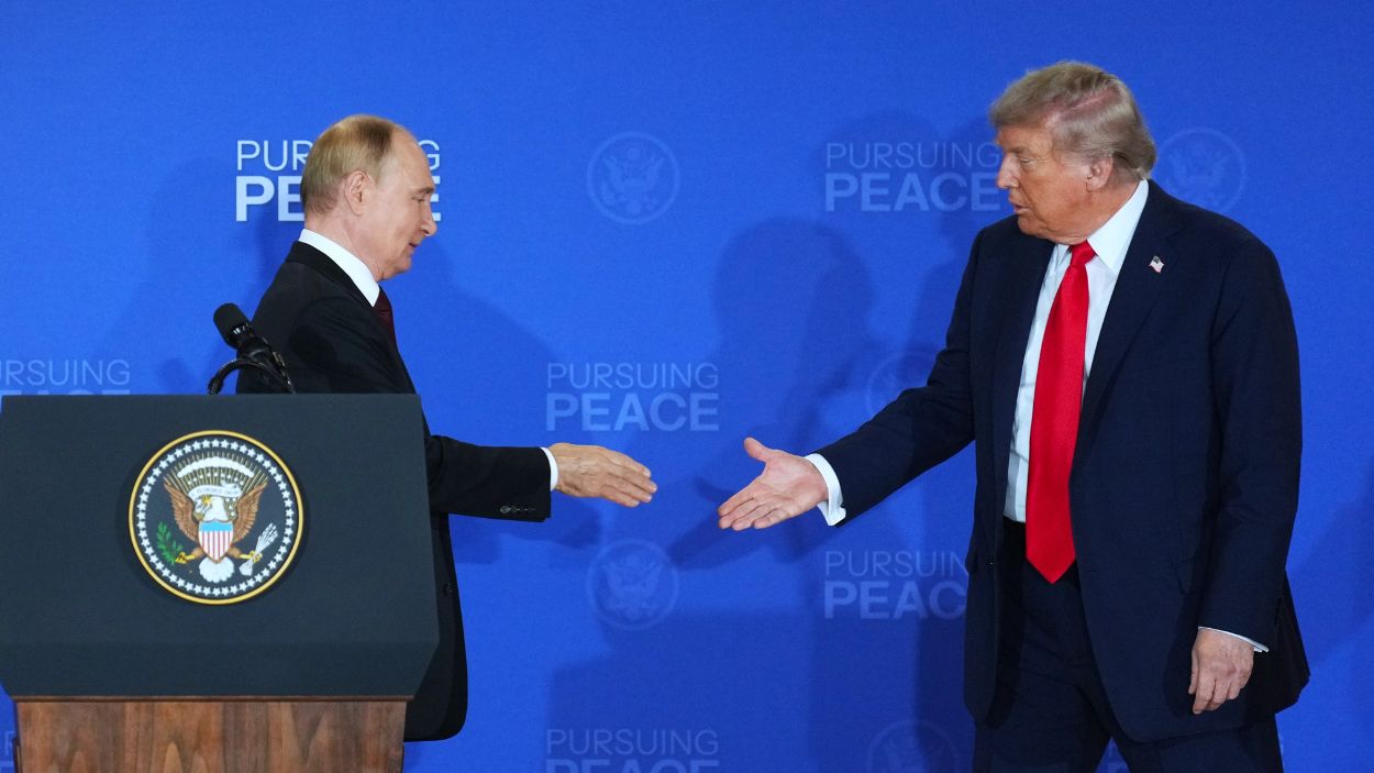 Vladimir Putin y  Donald Trump. EP.