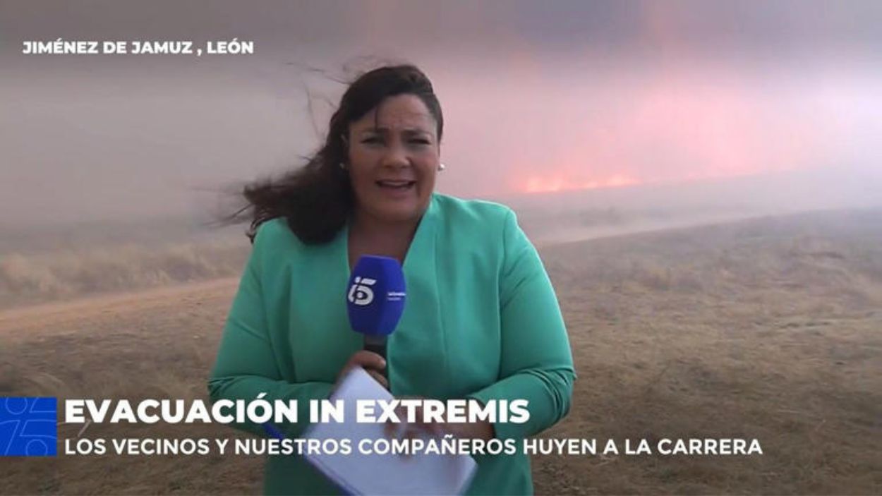 Noemí Bautista, reportera de 'Informativos Telecinco'. Mediaset.