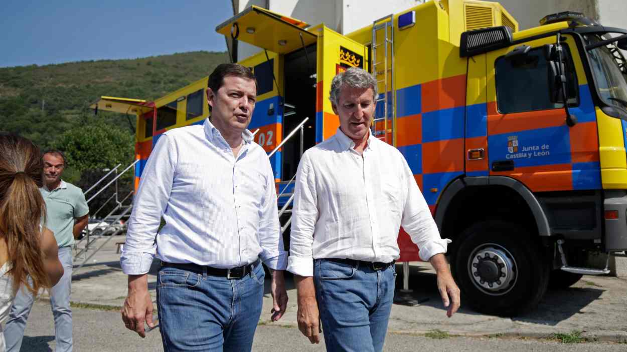 Feijóo y Mañueco. EP