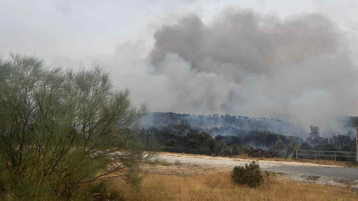 Se declara un incendio en Colmenar Viejo. EP