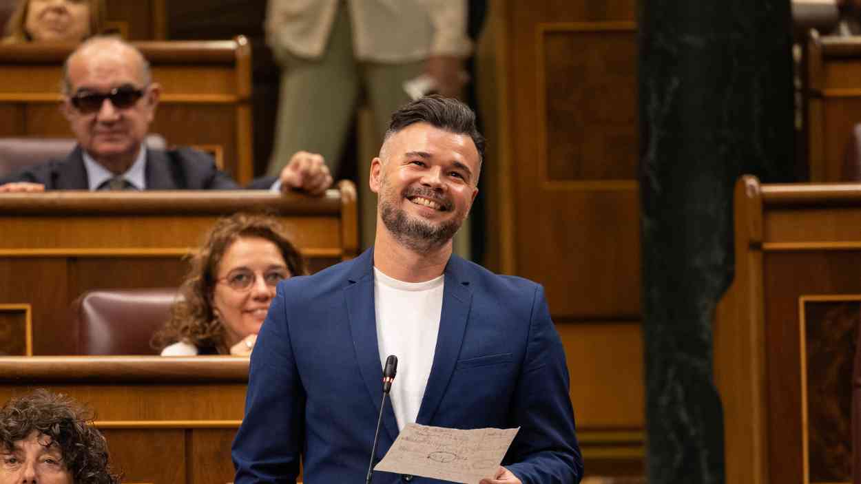 Rufián tira de hemeroteca para retratar al PP. EP