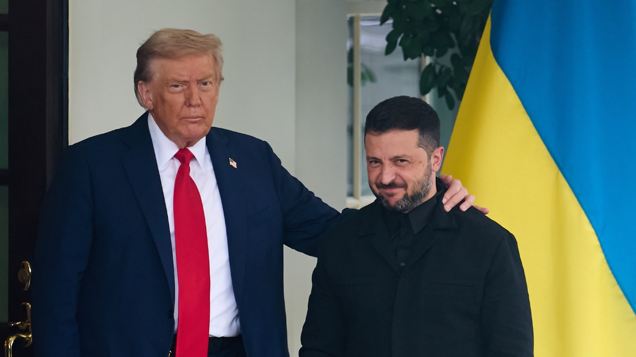 Trump y Zelenski en Washington DC. EP