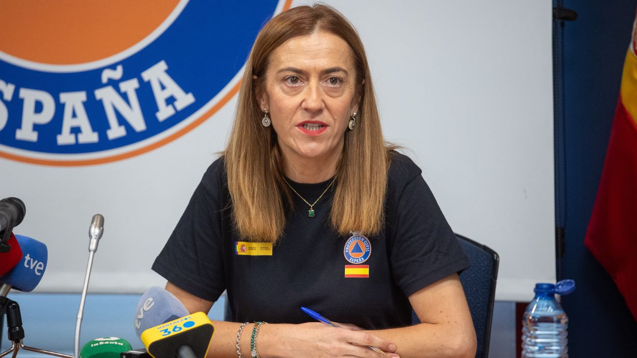 La directora general de Protección Civil y Emergencias, Virginia Barcones. EP