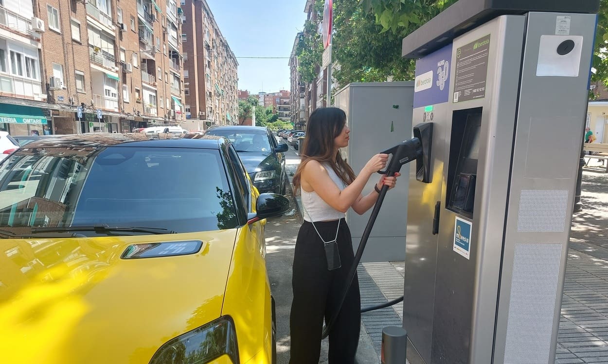 Punto de recarga rápido de Iberdrola 