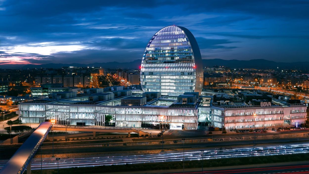 Sede del banco BBVA en Madrid