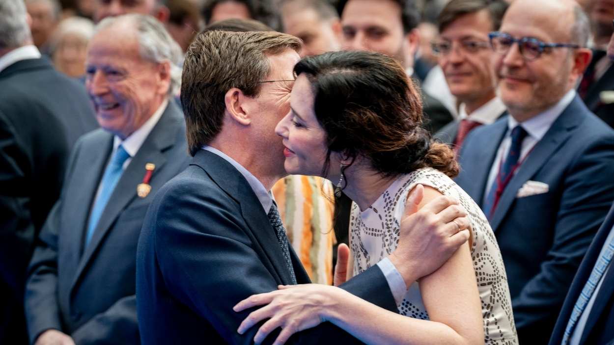 José Luis Martínez-Almeida e Isabel Díaz Ayuso. EP/Archivo.
