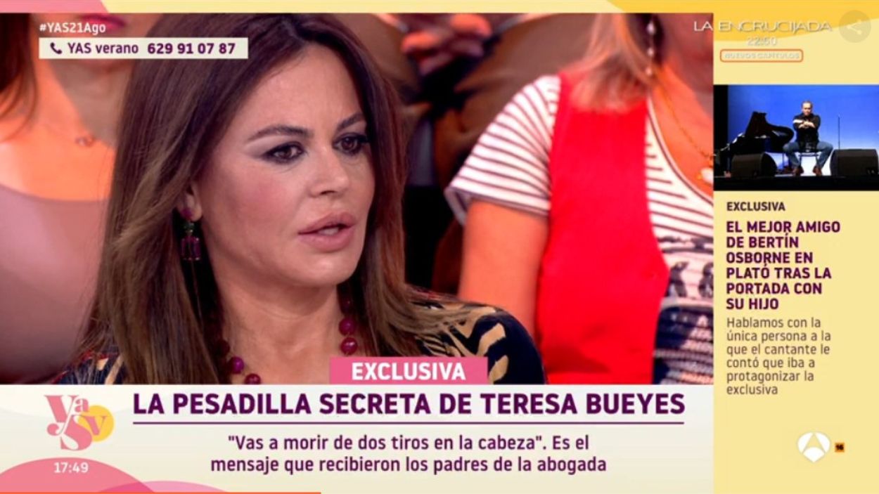 Teresa Bueyes en 'Ya es verano'. Atresmedia
