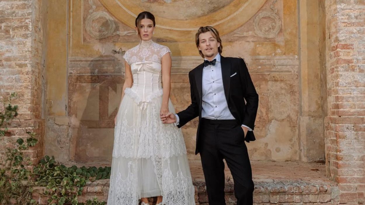 La pareja se casó en secreto en la Toscana. @jakebongiovi.