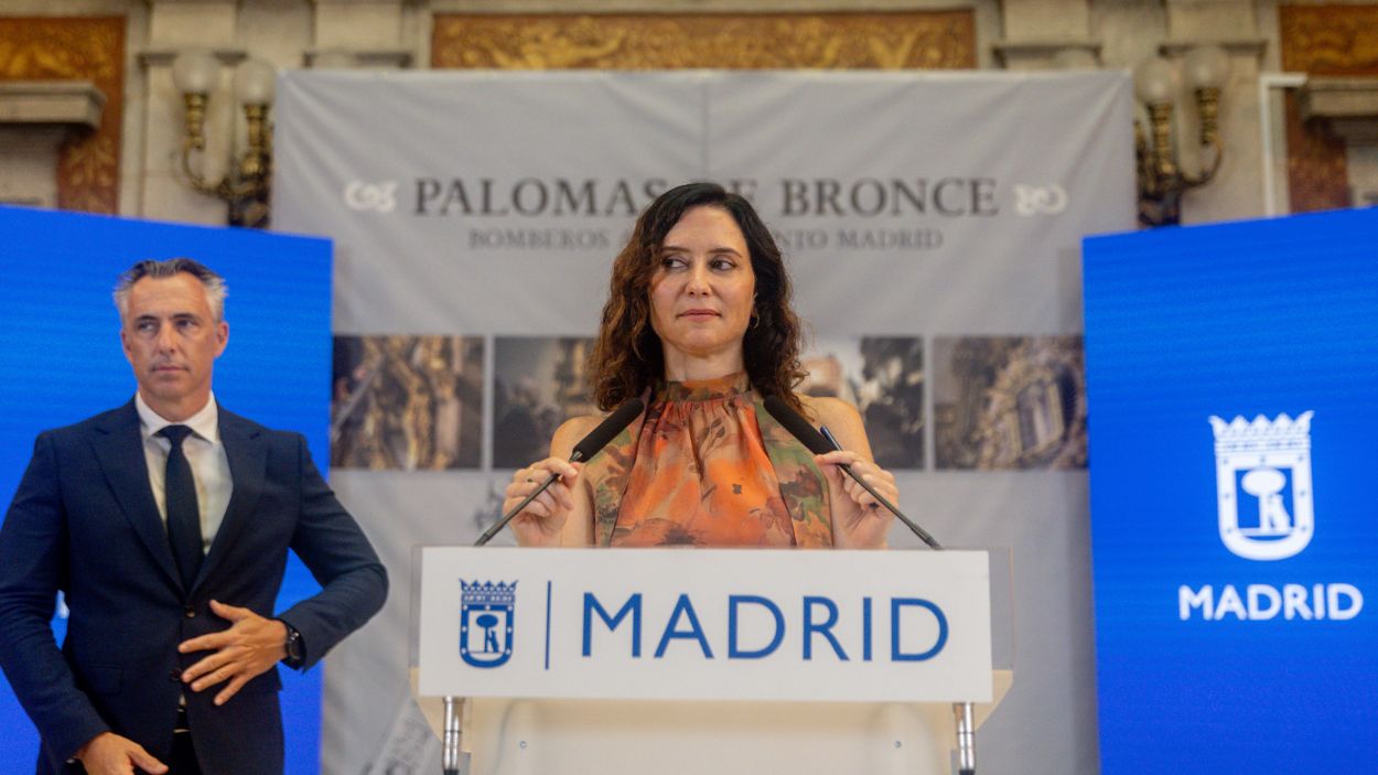 La presidenta de la Comunidad de Madrid, Isabel Díaz Ayuso. EP.