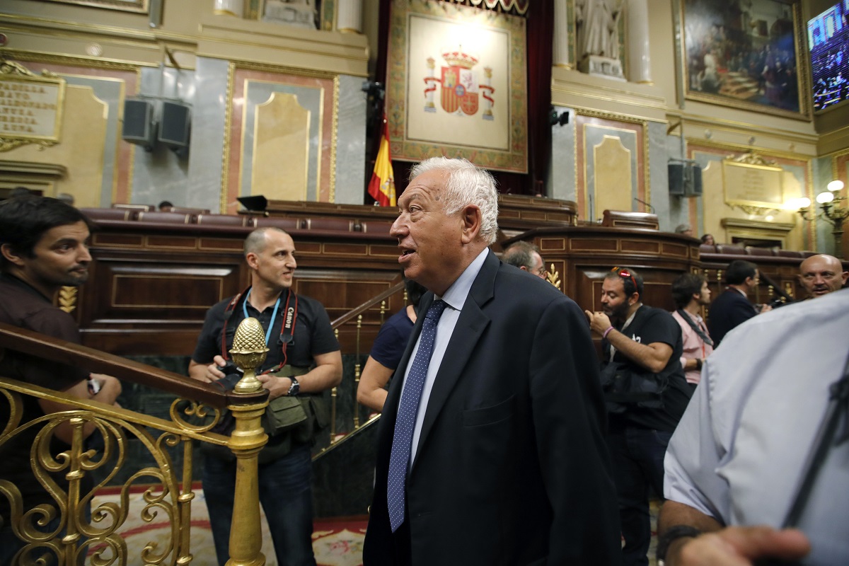 El ministro de Asuntos Exteriores en funciones, José Manuel García-Margallo