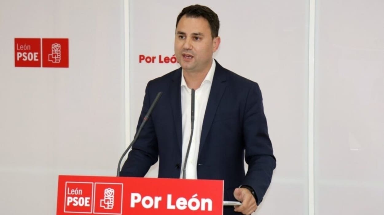 Javier Alfonso Cendón, secretario general del PSOE de León. EP.