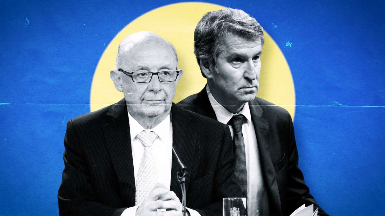 Cristóbal Montoro y Alberto Núñez Feijóo. ElPlural.com
