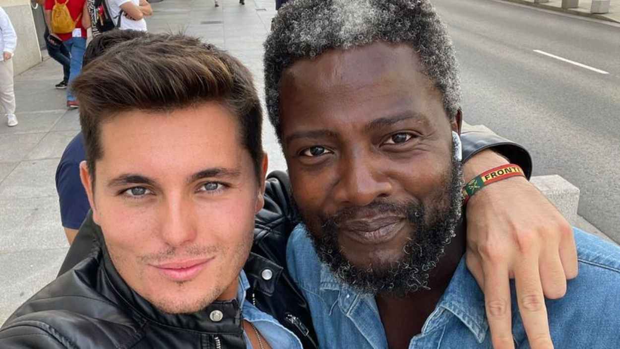 Imagen de Vito Quiles (i) y Bertrand Ndongo (d), agitadores de la extrema derecha. EP.