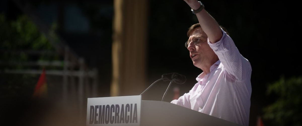 El distrito de Almeida que "jugó sucio" en el aniversario del asesinato de Miguel Ángel Blanco se niega a condenar el genocidio en Gaza