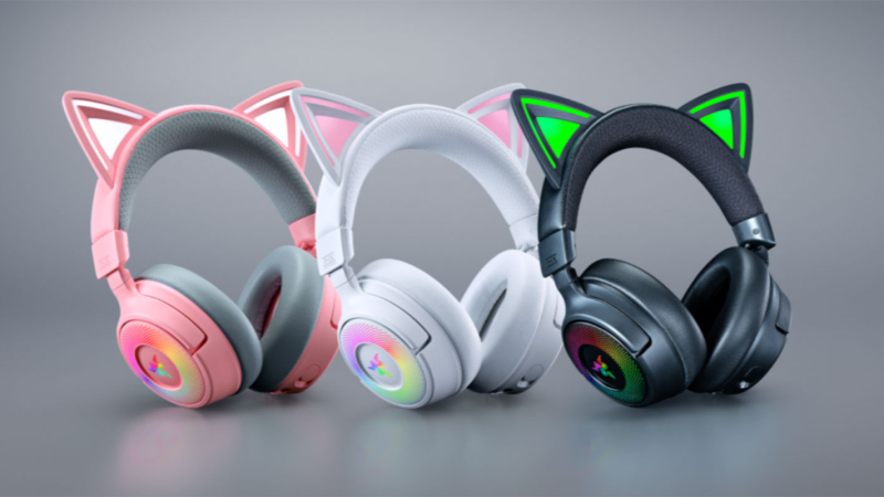 Auriculares con forma de orejas de gato Auriculares con forma de orejas de gato