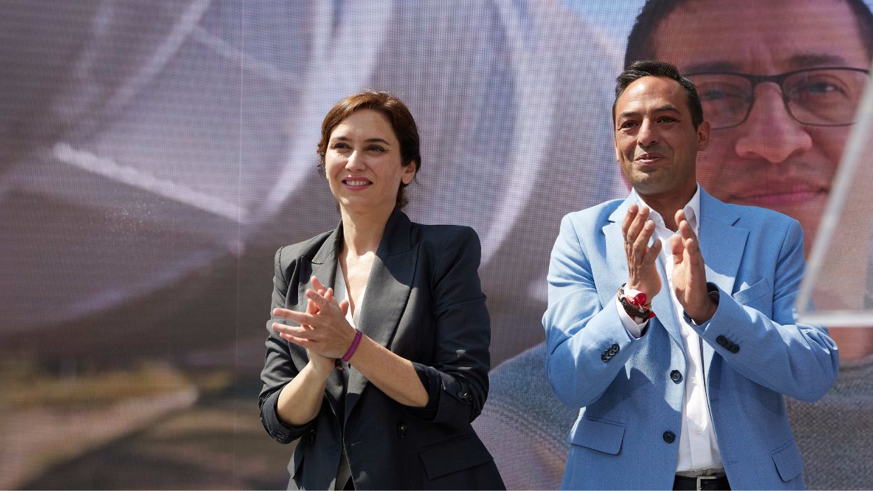 Isabel Díaz Ayuso junto a José Manuel Zarzoso. EP.