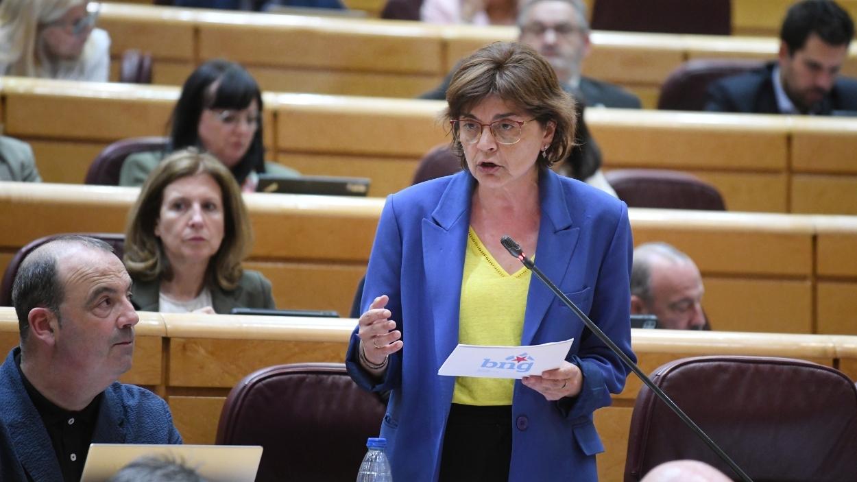 La senadora del BNG, María Carmen Da Silva Méndez. EP Archivo