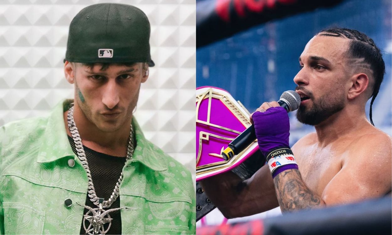Yung Beef y el streamer Pereira. Elaboración propia