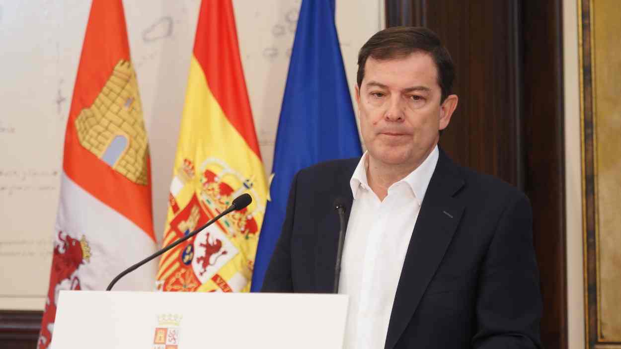 Mañueco comparece en las Cortes. EP