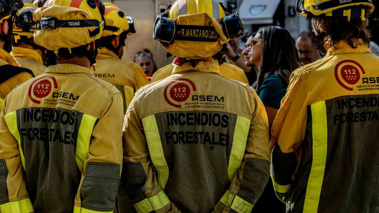 Las Brigadas Forestales de Madrid continúan con la huelga. EP