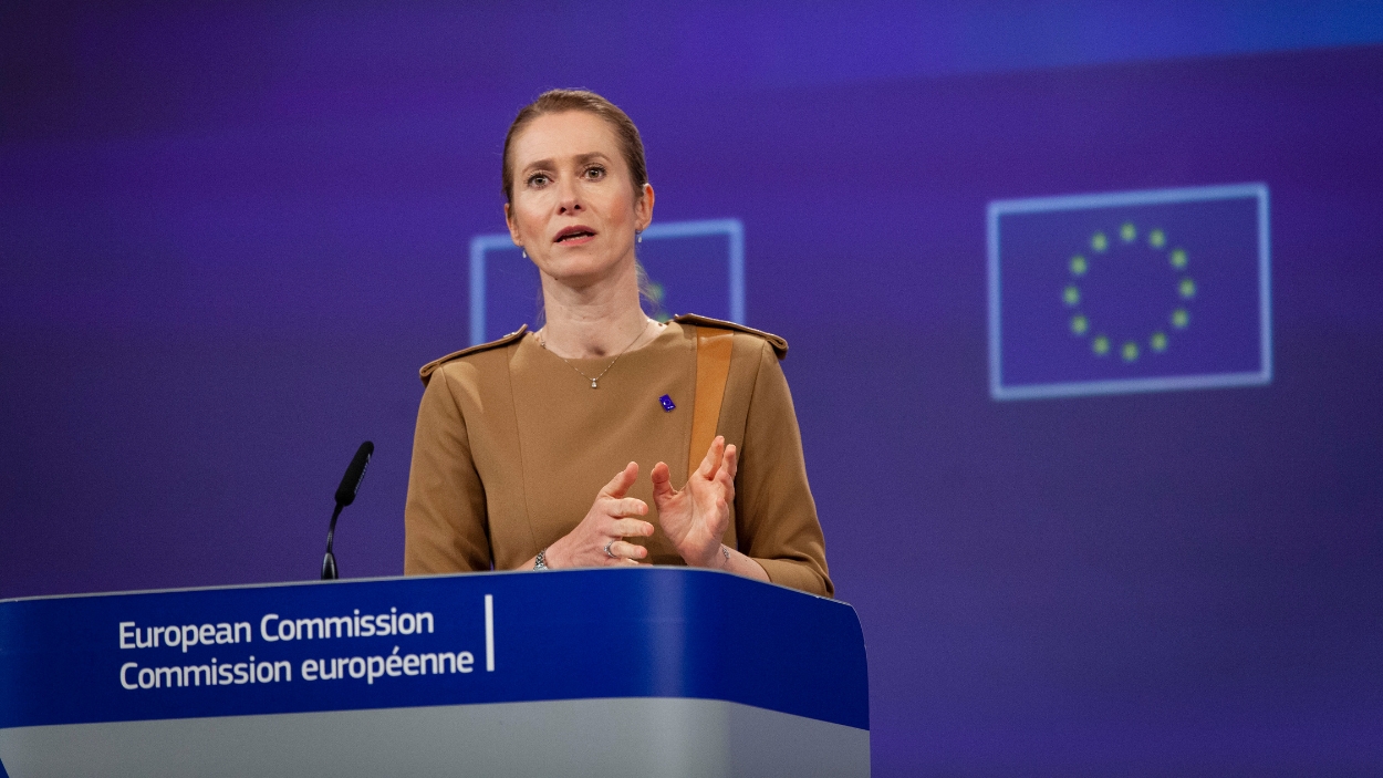 La alta representante de la Unión Europea para Asuntos Exteriores, Kaja Kallas. EP