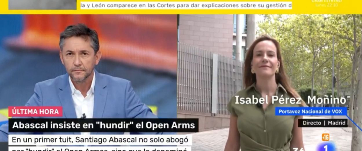 Javier Ruiz planta cara a la portavoz de Vox por sus bulos: "Yo a usted no la he insultado, usted a mí sí"