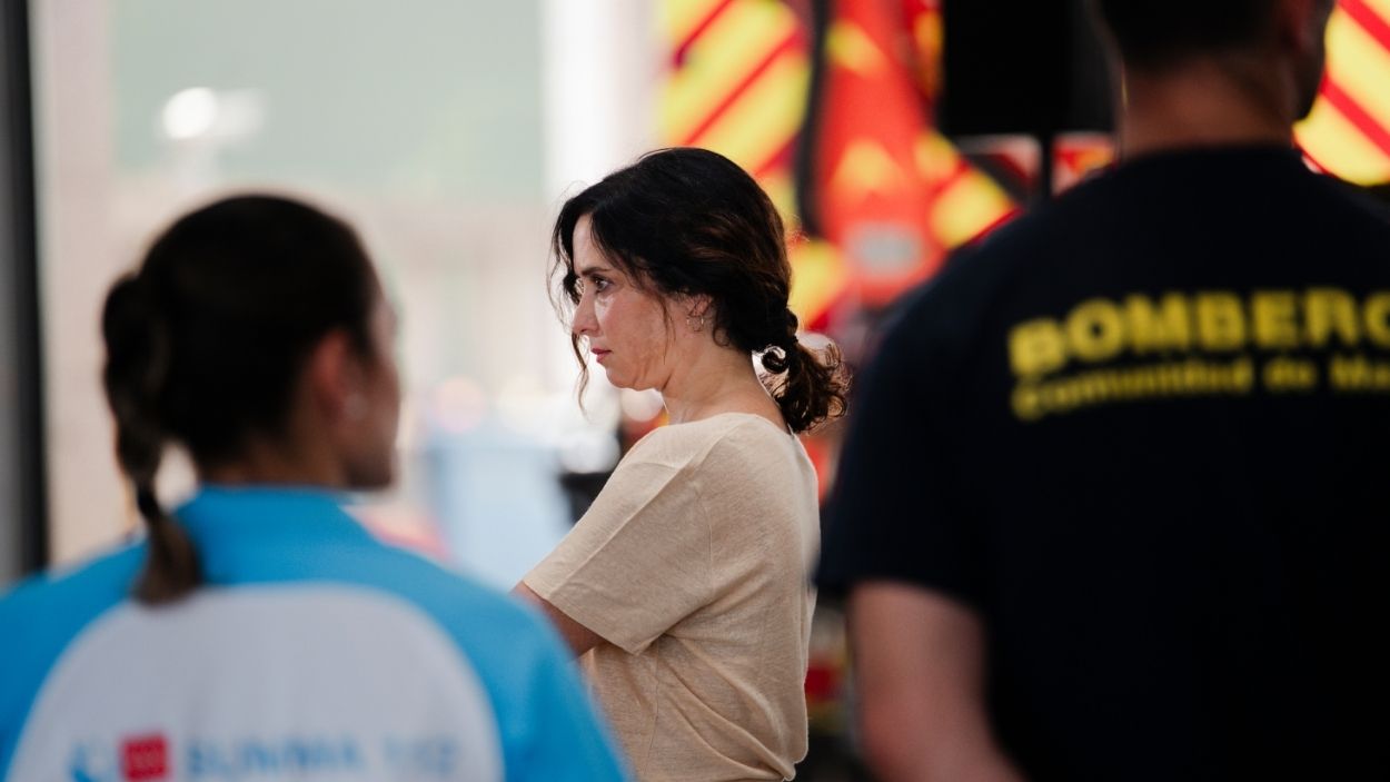 La presidenta de la Comunidad de Madrid, Isabel Díaz Ayuso. EP.