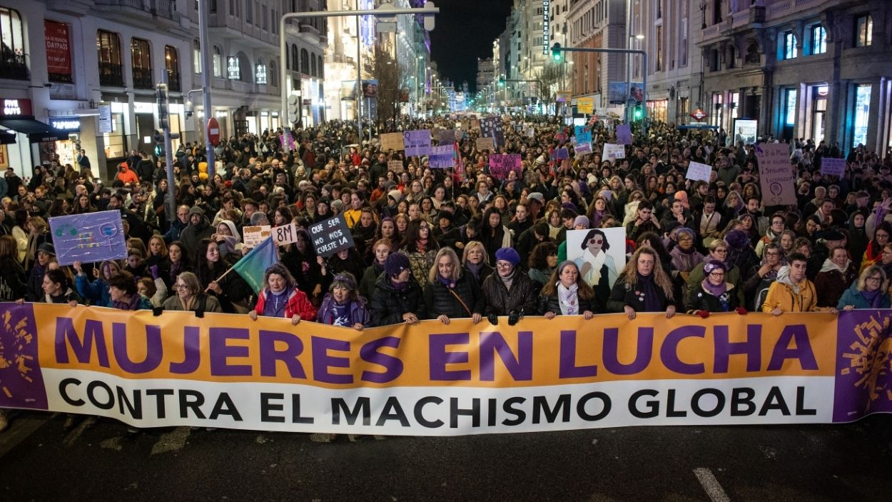 Manifestación organizada por el Movimiento Feminista de Madrid. EP.