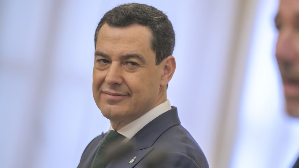 El presidente de la Junta de Andalucía, Juan Manuel Moreno. EP.