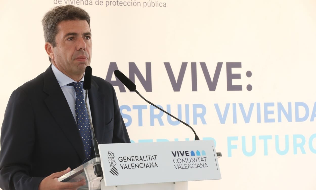 Foto de archivo de Carlos Mazón, el 'president' de la Generalitat Valenciana. EP