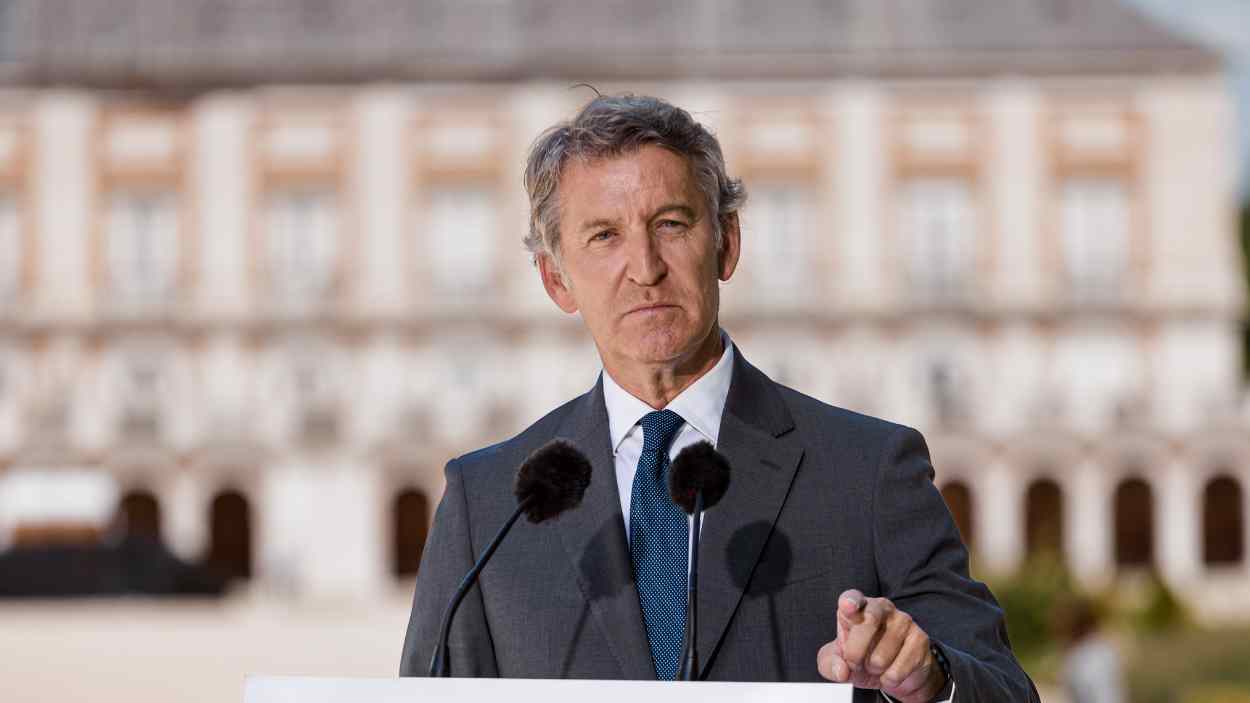 Feijóo, presidente del PP, no exige responsabilidades a sus barones. EP