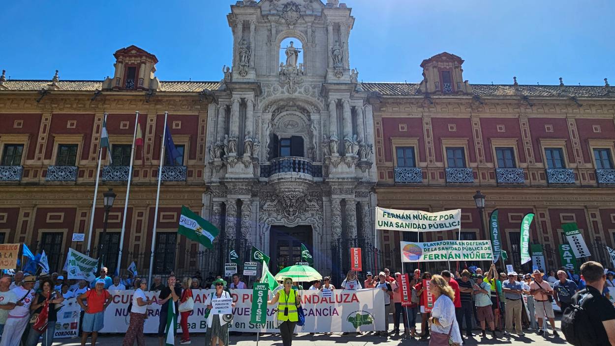 Movilización en Andalucía contra el deterioro de la sanidad pública andaluza
