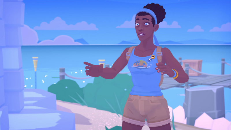 Alex es la protagonista de Mythwrecked Ambrosia Island Alex es la protagonista de Mythwrecked Ambrosia Island