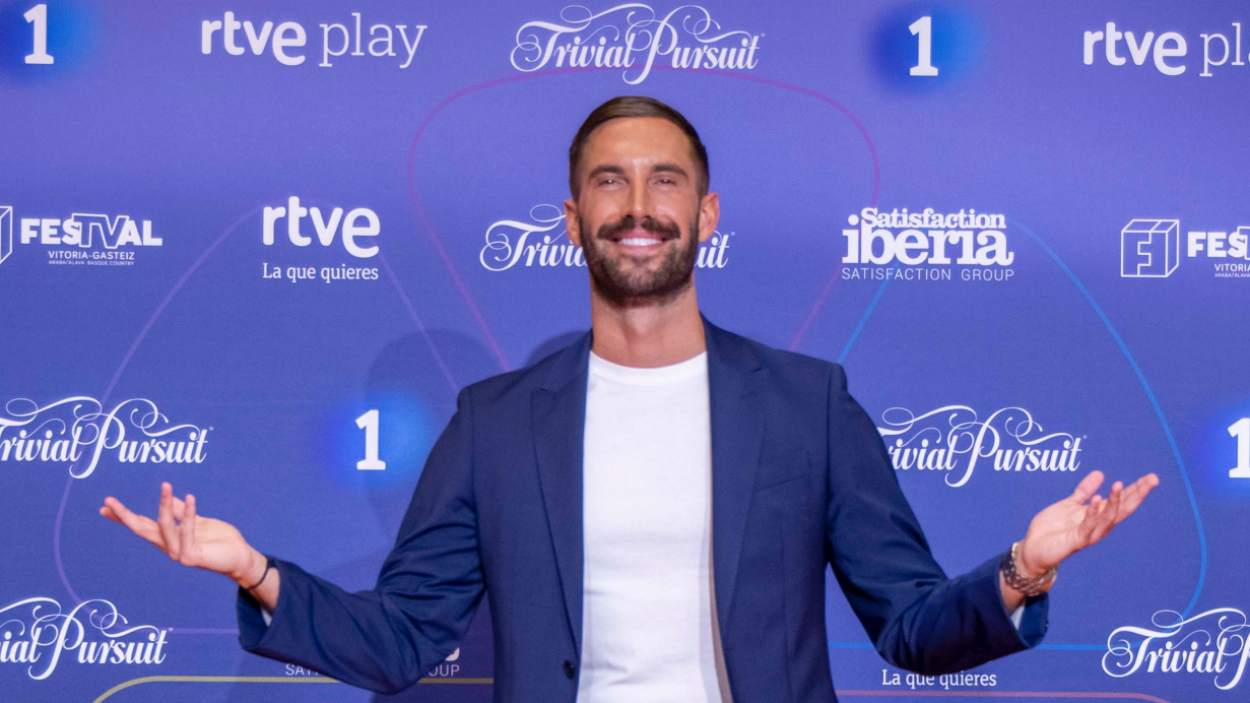Egoitz Txurruka, ‘Txurru’, en la presentación de 'Trivial Pursuit' (RTVE) en el FesTVal 2025