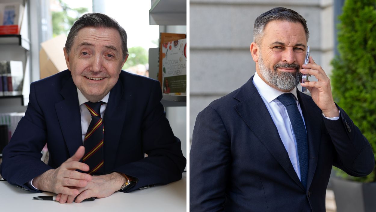 Federico Jiménez Losantos y Santigo Abascal.