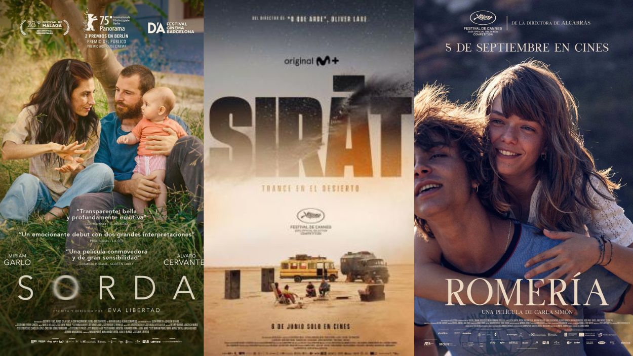 Las tres películas españolas preseleccionadas para los Oscar.