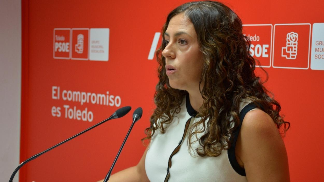 Noelia de la Cruz, portavoz del PSOE de Toledo.