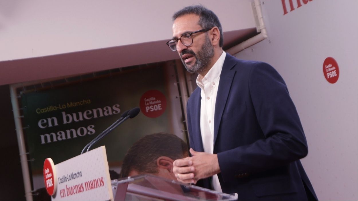 Sergio Gutiérrez, secretario de Organización del PSOE de Castilla-La Mancha.