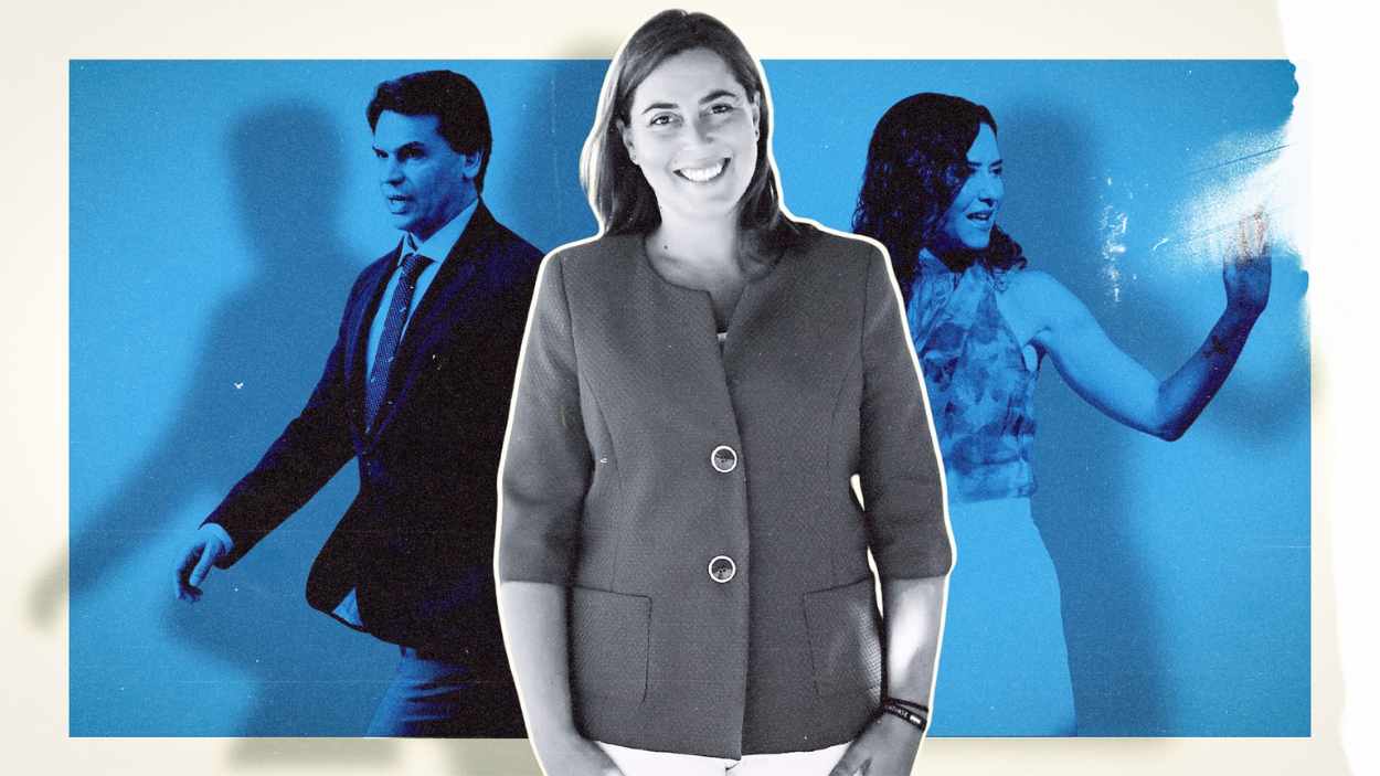 Alberto González Amador, Ana Millán e Isabel Díaz Ayuso