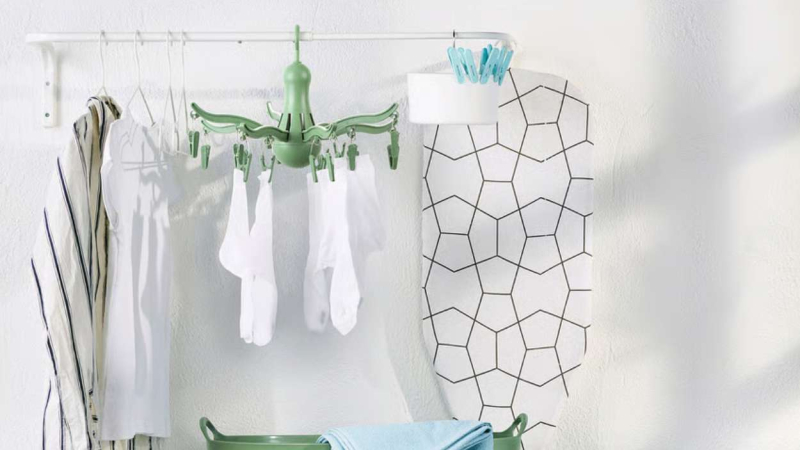 El tendedero de Ikea PRESSA con forma de pulpo El tendedero de Ikea PRESSA con forma de pulpo