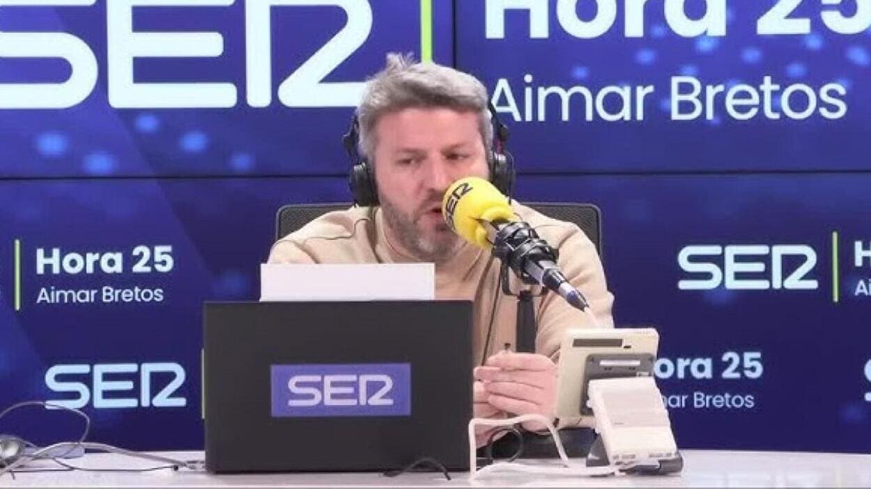Aimar Bretos en 'Hora 25'. Cadena SER. 