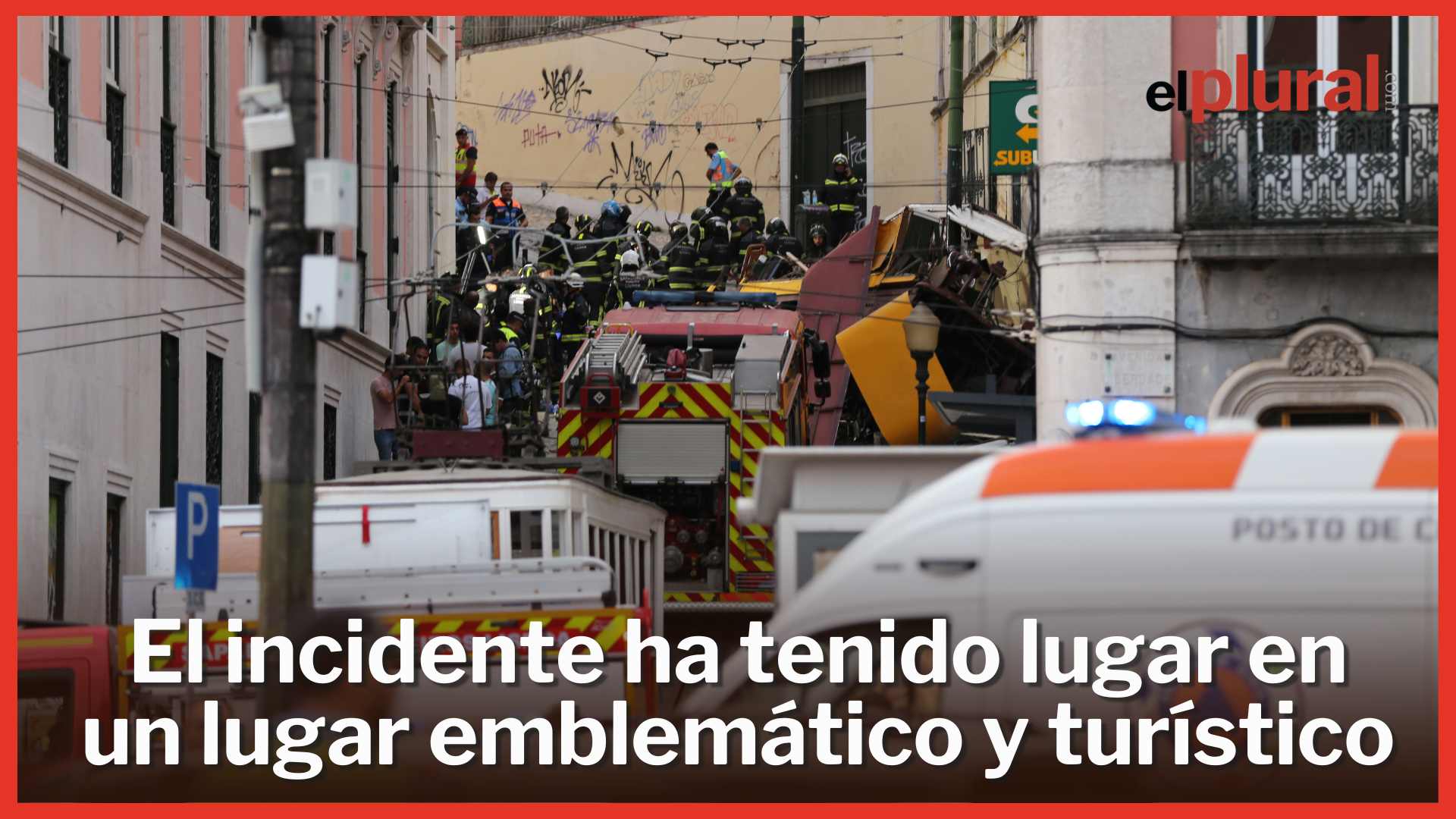 Tragedia en Lisboa: 15 muertos y 18 heridos al descarrilar el funicular de Gloria