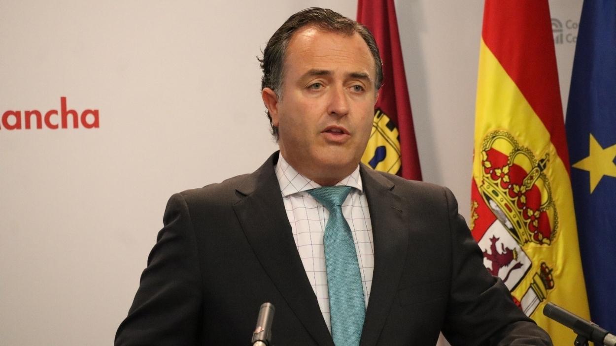 David Moreno, presidente del grupo parlamentario de Vox en las Cortes de Castilla-La Mancha. Archivo EP.