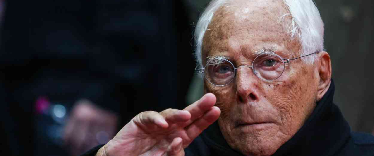 Muere el maestro de la moda Giorgio Armani a los 91 años