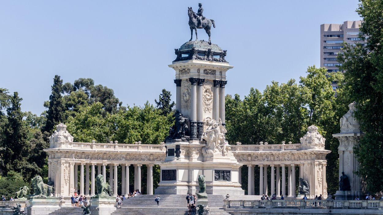 Estanque del Parque del Buen Retiro en Madrid a 18 de julio de 2025. EP.
