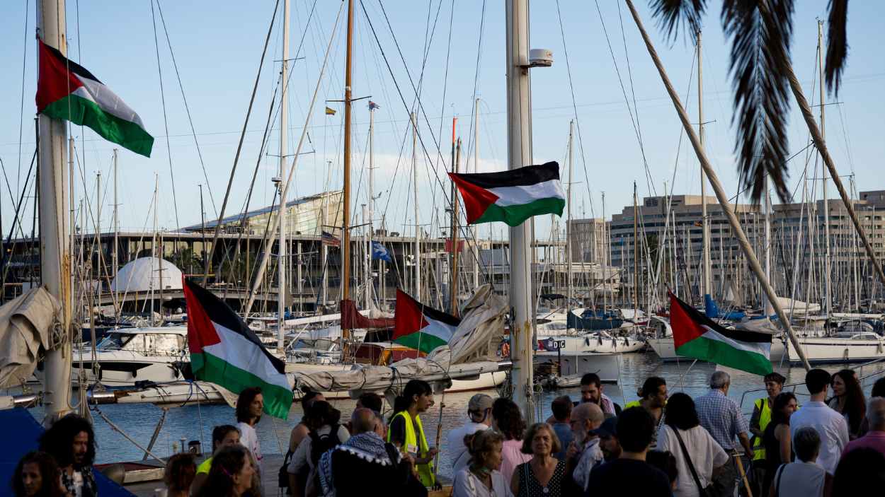 Barcos de la Global Sumud Flotilla. EP
